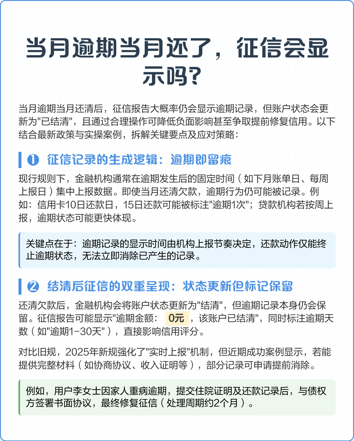 征信系统逾期如何消除(2021征信逾期记录怎么消除)